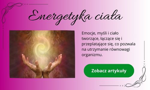 Energetyka ciała - dłonie obejmujące/wysyłające energię