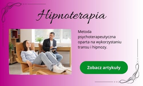 Hipnoterapia - osoba leżąca na kozetce u terapeuty