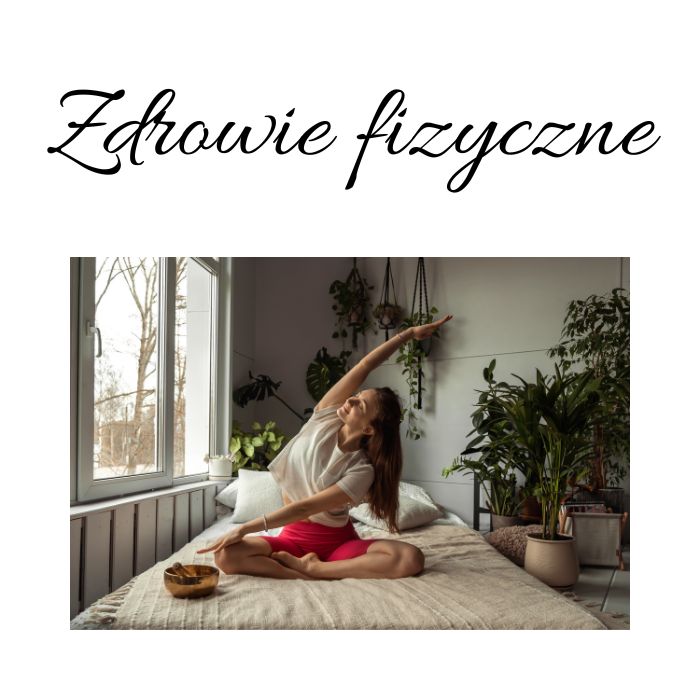 Zdrowie fizyczne - kobieta siedząca na materacu i ukonująca ćwiczenia